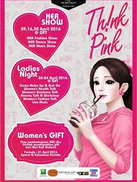 Think Pink! At Mall Bali Galeria